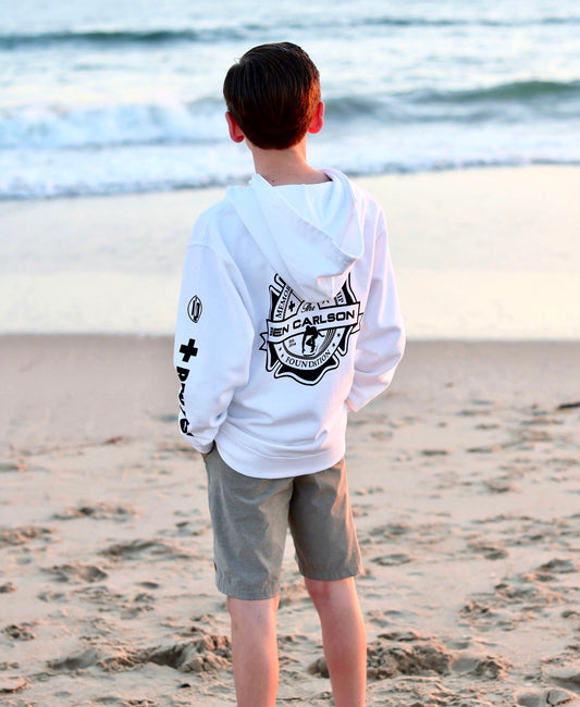 Youth BCMSF x IPD White Hoodie